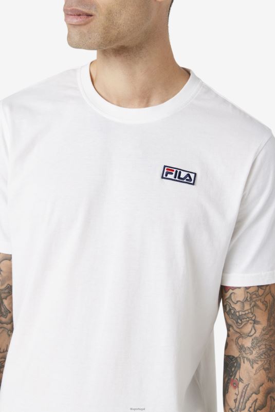 PPH0J337 branco FILA fila skylar camiseta branca