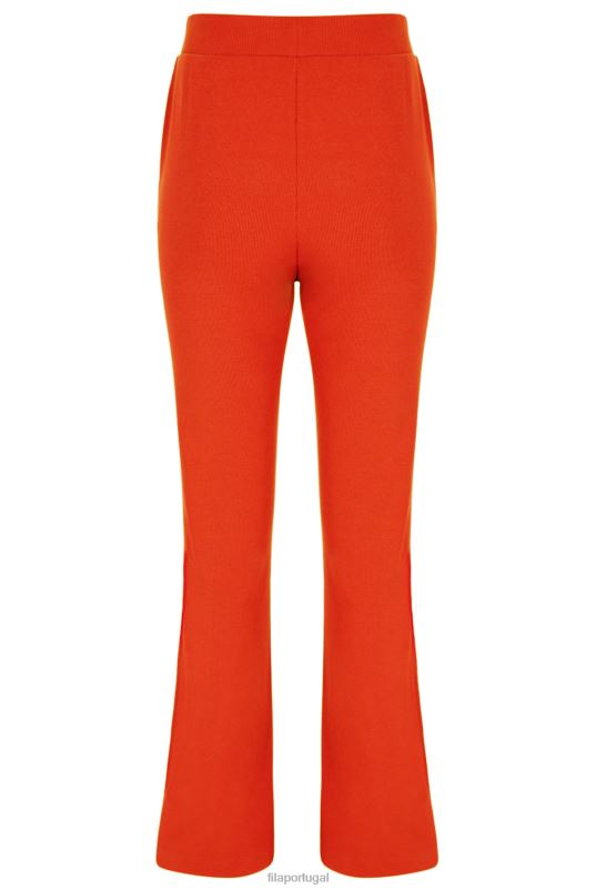 PPH0J3396FILA calça flare feminina luna com costela grossa