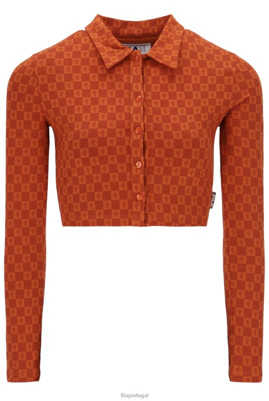 PPH0J3414FILA camisa polo cropped fila