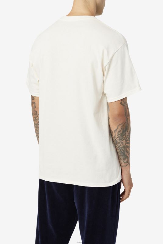 PPH0J352 gardênia/marinho/vermelho FILA camiseta fitness original fila gardenia/marinho/vermelho