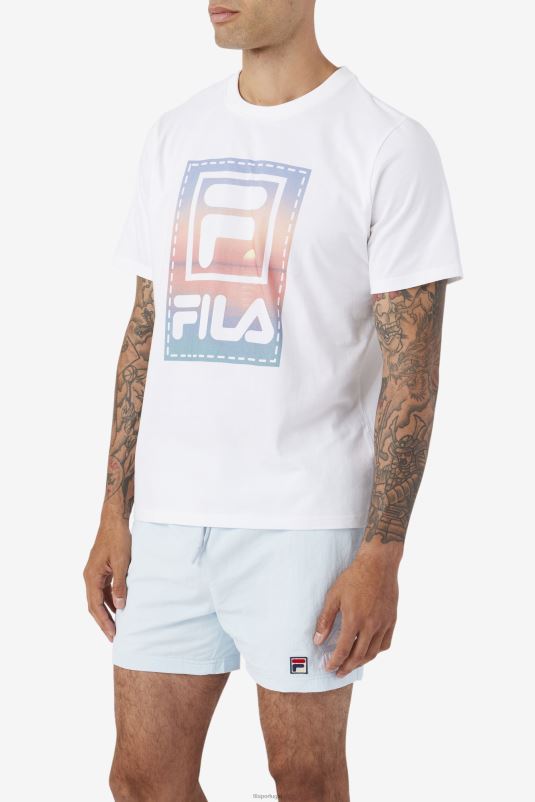PPH0J357 branco FILA camiseta fila spieten branca