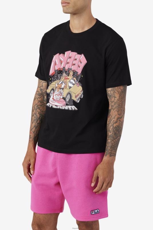 PPH0J358 preto FILA camiseta fila preta