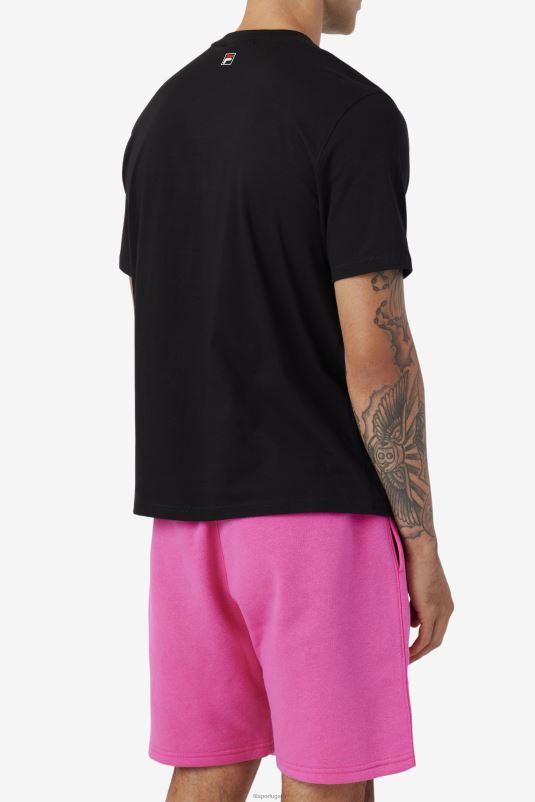 PPH0J358 preto FILA camiseta fila preta