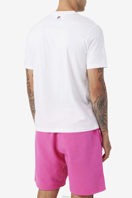 PPH0J359 branco FILA camiseta vulk fila branca