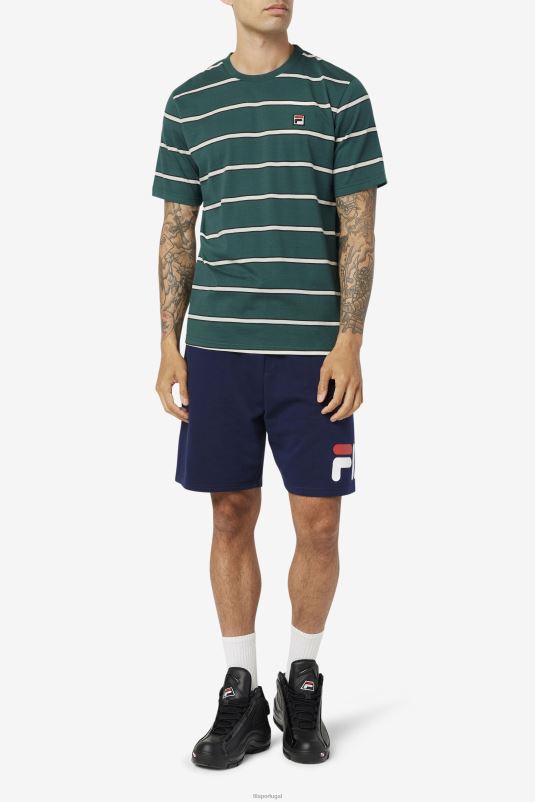 PPH0J369 bug de junho/branco FILA Camiseta June Bug/branca fila felix