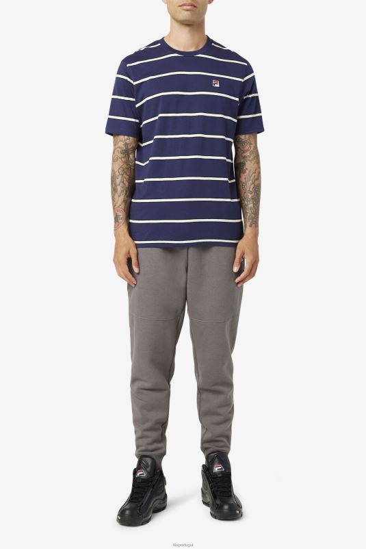 PPH0J370 casaco / branco FILA camiseta fila peacoat/branca felix