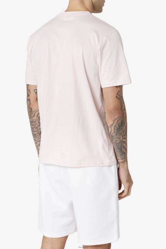 PPH0J371 rosa/marinho/branco FILA camiseta águia masculina fila rosa/marinho/branco