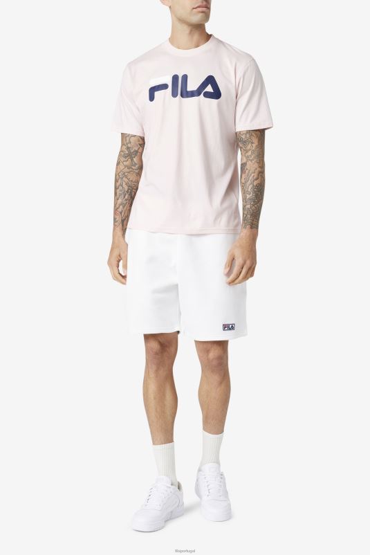 PPH0J371 rosa/marinho/branco FILA camiseta águia masculina fila rosa/marinho/branco