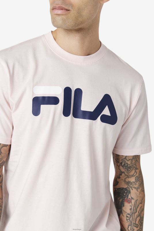 PPH0J371 rosa/marinho/branco FILA camiseta águia masculina fila rosa/marinho/branco