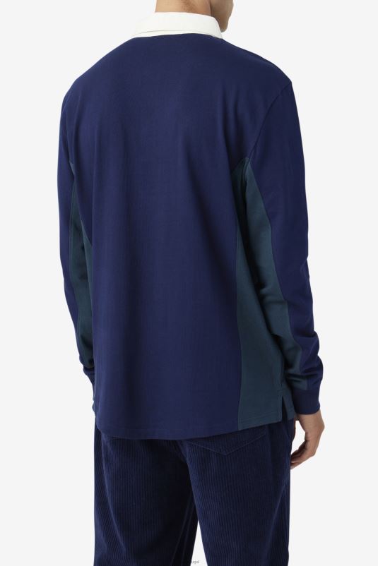 PPH0J413 marinho/verde-azulado/garça FILA filmore rugby navy/teal/egret fila