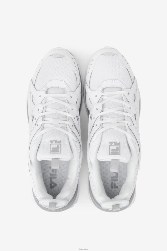 PPH0J42 branco/cinza glaciar FILA sandenal fila patched masculino branco/cinza glaciar