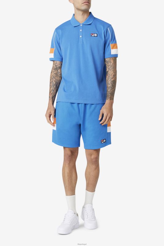 PPH0J420 azul forte/branco/rosa coral FILA azul forte/branco/coral rose coda polo fila