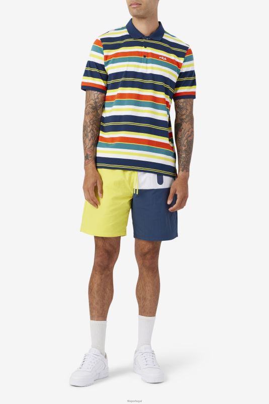 PPH0J423 tomate cereja/amarelo FILA tomate cereja/amarelo fila fazla polo