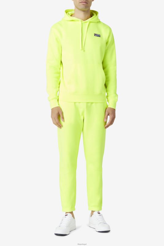 PPH0J433 amarelo/preto FILA moletom fila algot amarelo/preto