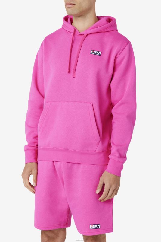 PPH0J452 rosa glo FILA moletom com capuz fila rosa glo