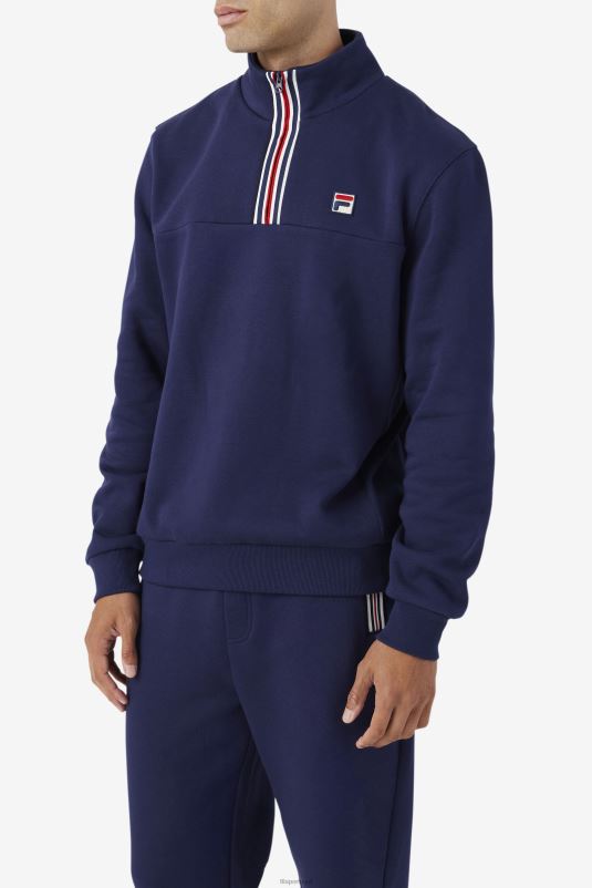 PPH0J485 marinha FILA fila weston half zip azul