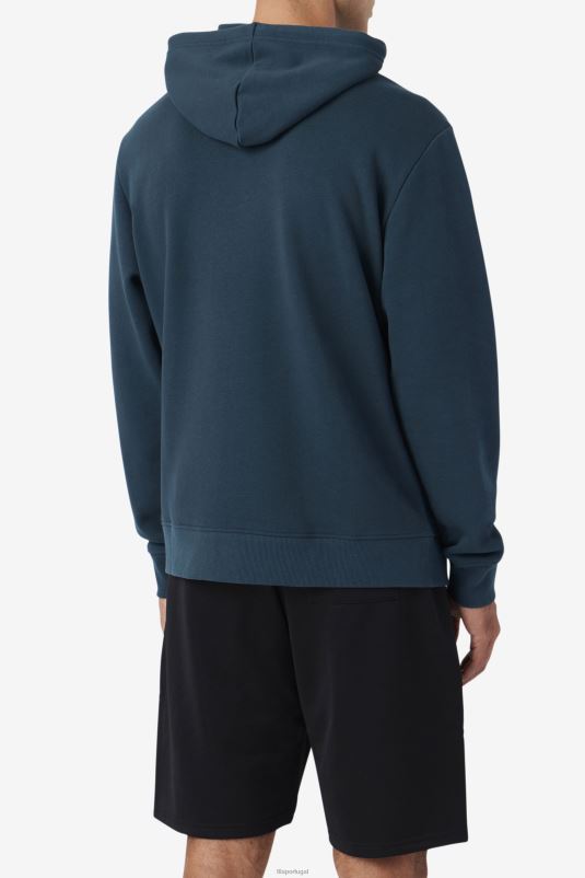 PPH0J490 azul-petróleo/garça/marinho FILA moletom fila azul/egret/navy samari