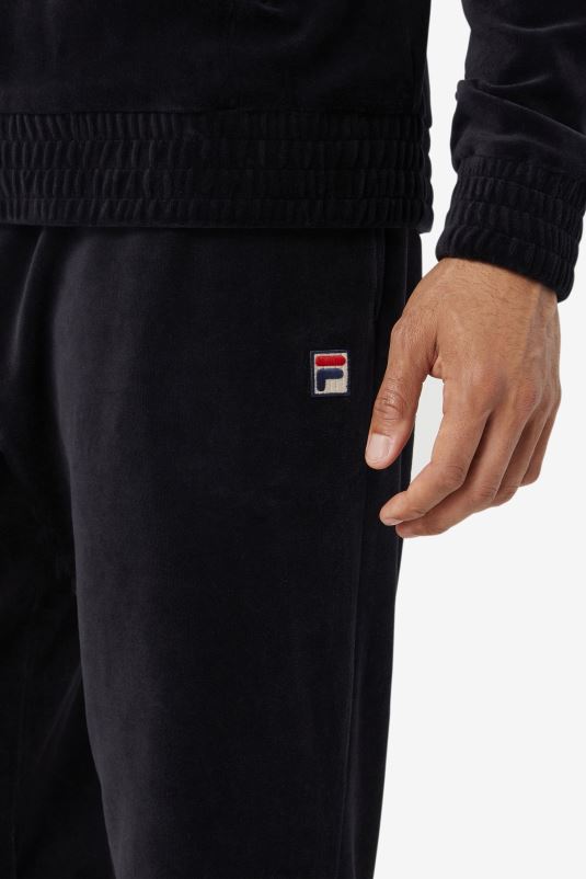 PPH0J557 preto FILA calça o-fit veludo preta fila