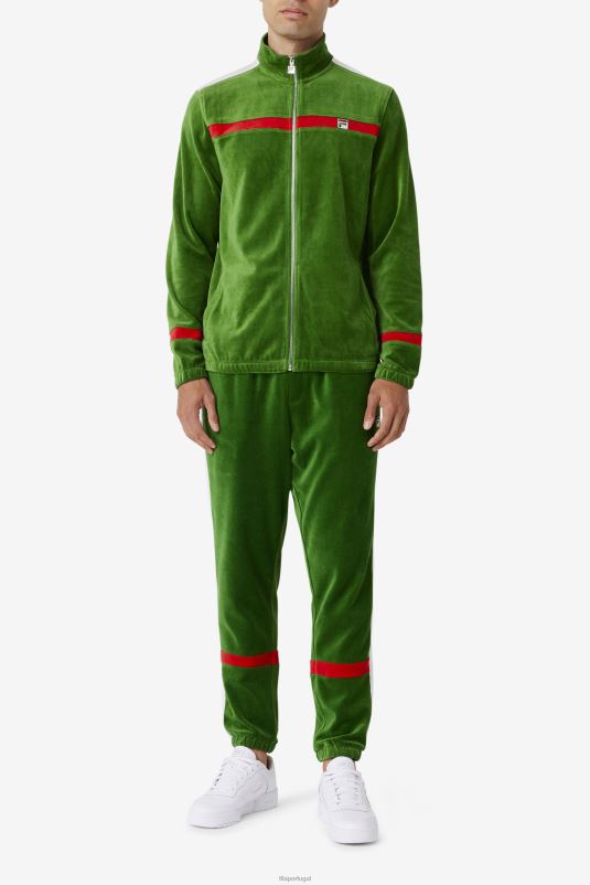 PPH0J582 jardim formal/branco/vermelho FILA calça formal jardim/branca/vermelha ravid veludo fila