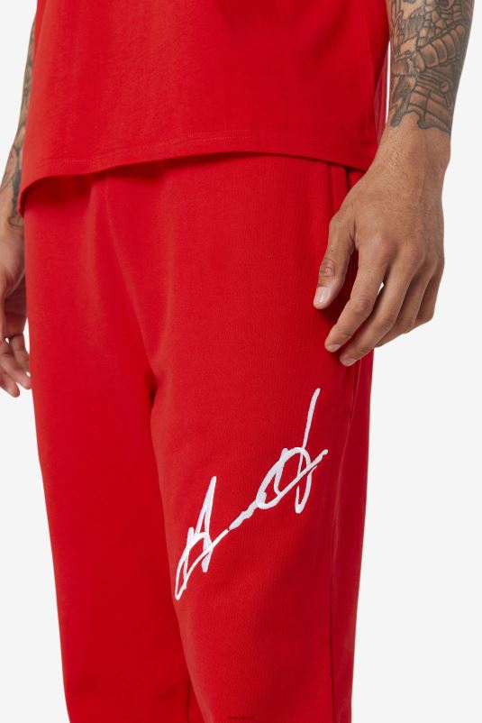 PPH0J591 vermelho FILA calça fila vermelha grant hill orson