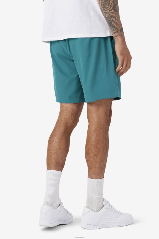 PPH0J608 bayou/tomate cereja/amarelo FILA ravini short fila bayou/tomate cereja/amarelo