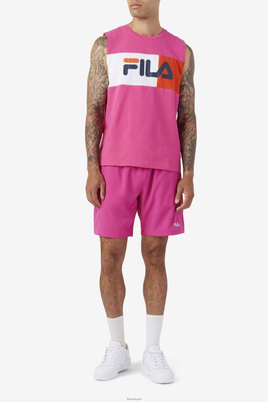 PPH0J609 roxo/amarelo/pequeno quatro FILA short roxo/amarelo/petit four fila ravini