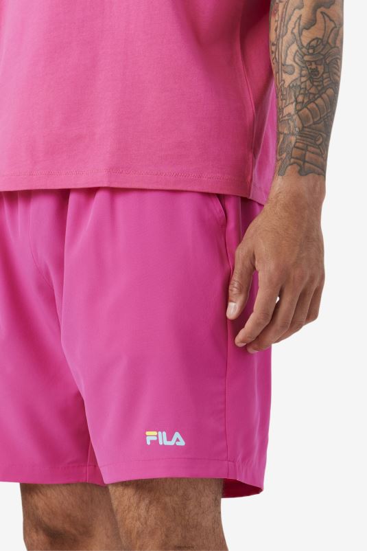 PPH0J609 roxo/amarelo/pequeno quatro FILA short roxo/amarelo/petit four fila ravini