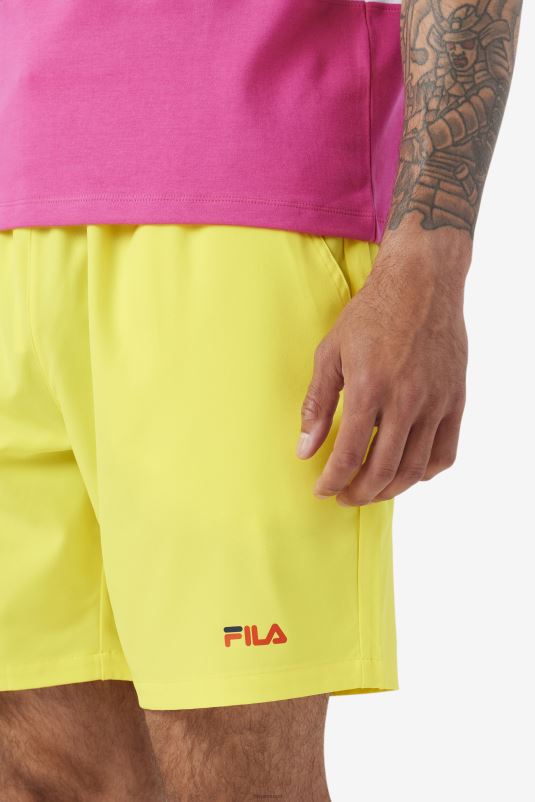 PPH0J610 amarelo/marinho/tomate cereja FILA short fila amarelo/marinho/tomate cereja ravini