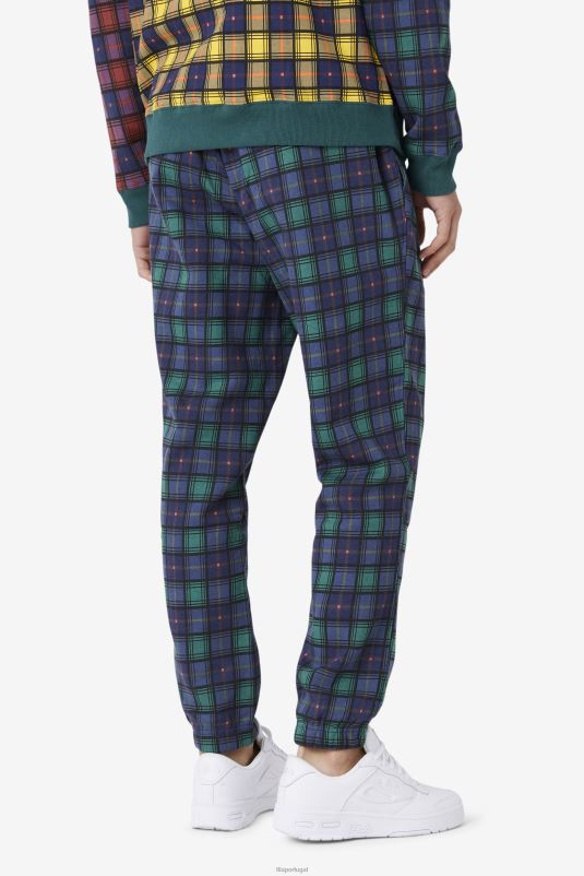 PPH0J613 bug de junho/ruibarbo/marinha FILA fila dormitório xadrez jogger junho bug/ruibarbo/navy