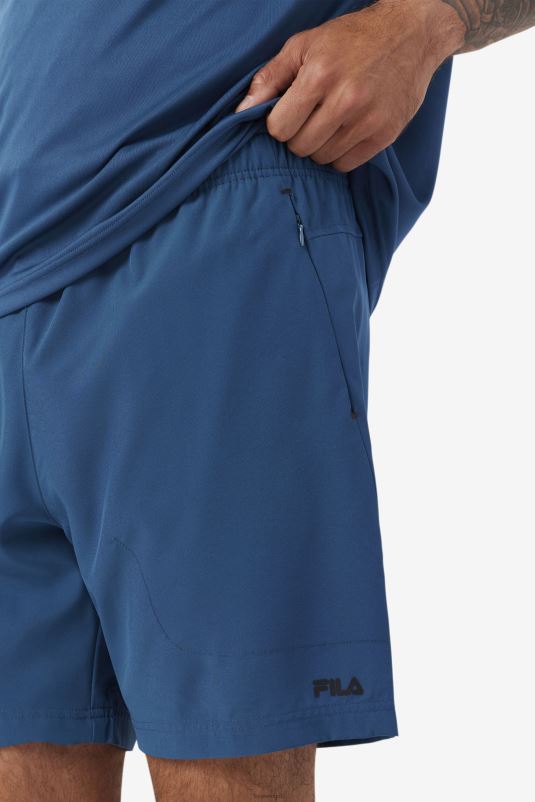 PPH0J625 majólica azul/preta FILA fila finula short majolica azul/preto