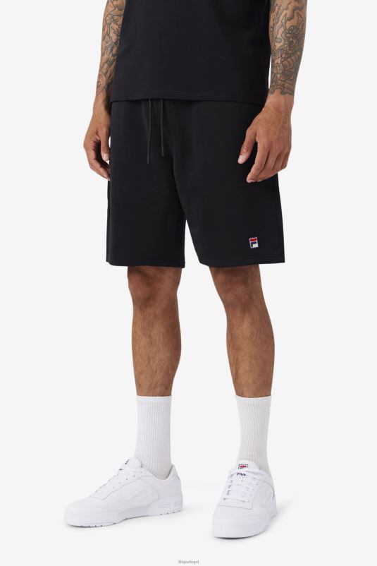 PPH0J627 preto FILA short fila dominico preto