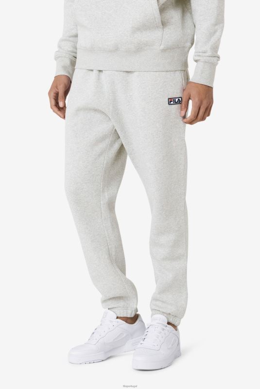 PPH0J632 urze cinza/branco FILA garin jogger fila cinza urze/branco