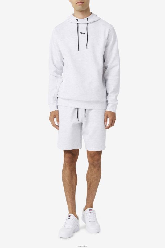 PPH0J641 marga branqueada/preta FILA balban short branqueado marl/preto fila