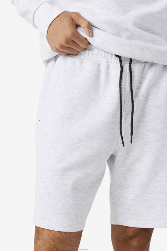 PPH0J641 marga branqueada/preta FILA balban short branqueado marl/preto fila