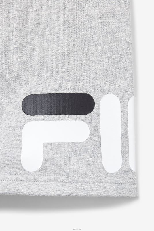 PPH0J657 urze cinza FILA short fila zeshawn cinza urze