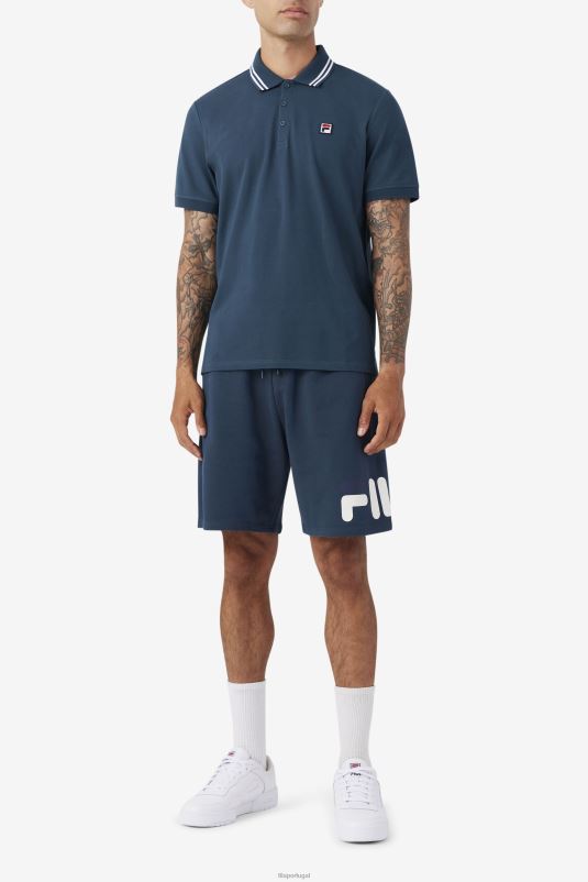 PPH0J658 azul-petróleo/garça/marinho FILA short fila azul/egret/navy zeshawn