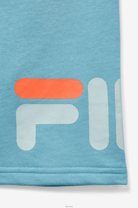 PPH0J659 azul leitoso FILA zeshawn short fila azul leitoso