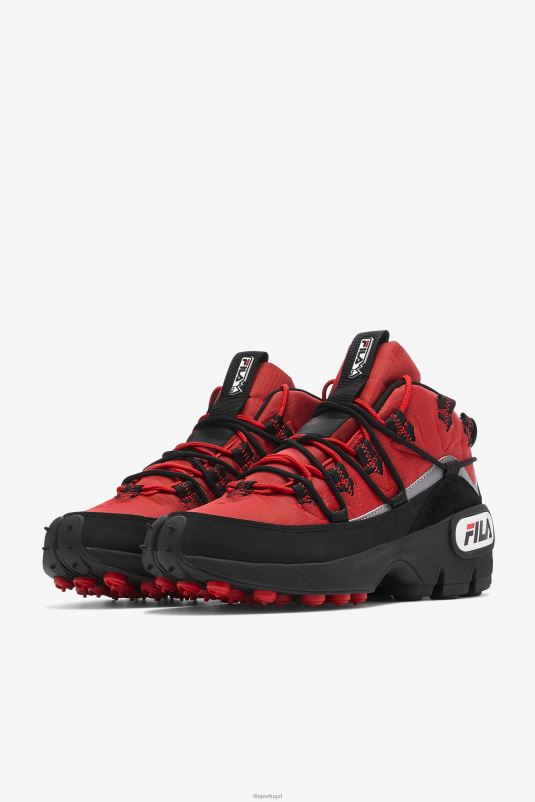 PPH0J66 vermelho preto FILA Grant Hill 1 x Trailpacer Fila Masculino Vermelho/Preto