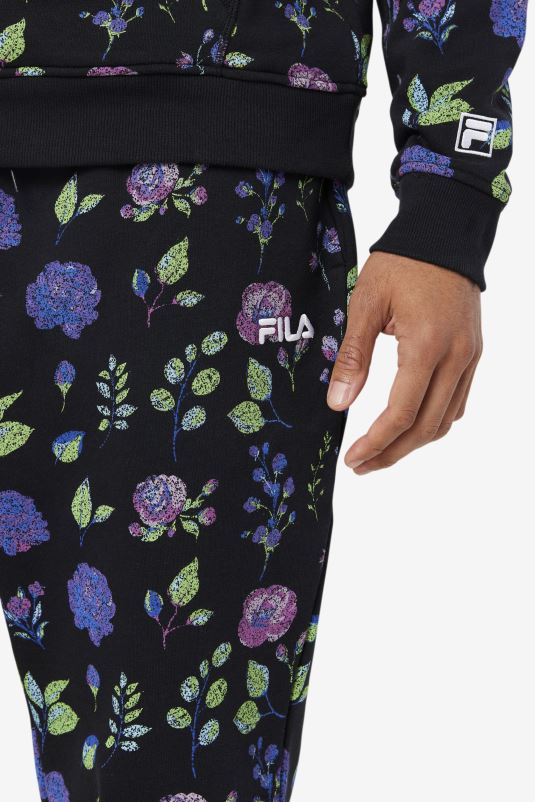 PPH0J667 estampa preta/floral FILA fila hemlock jogger preto/estampado floral