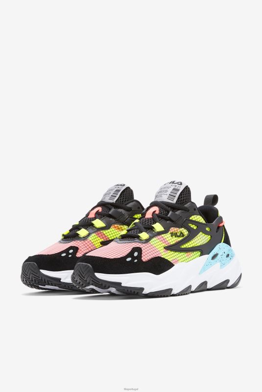 PPH0J70 preto/branco/amarelo FILA fila ray tracer evo masculino preto/branco/amarelo