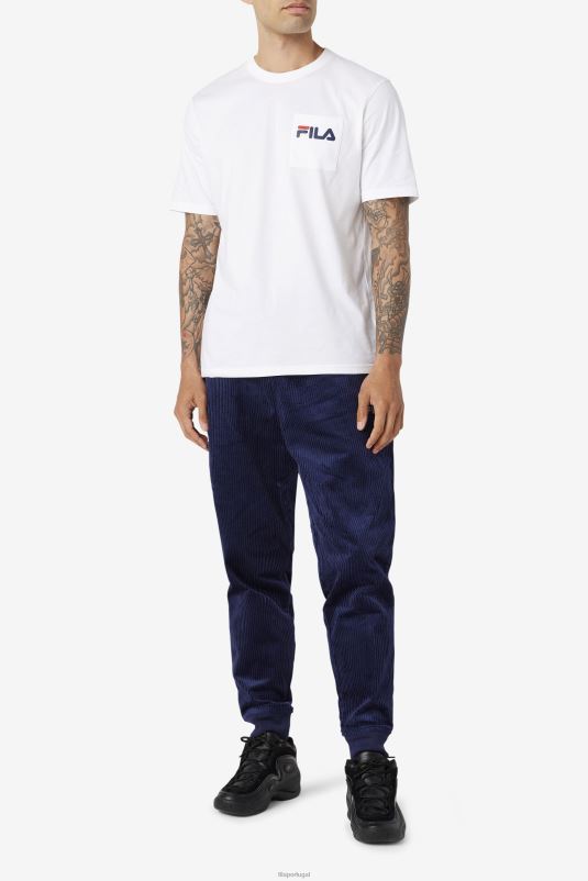 PPH0J703 casaco de lã FILA fila unnat cord joggers