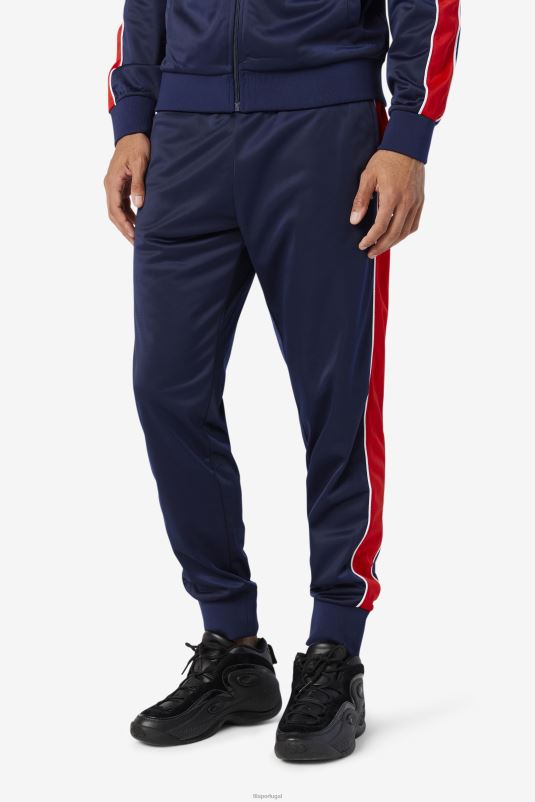 PPH0J709 marinho/vermelho/branco FILA fila elijah track pant azul marinho/vermelho/branco