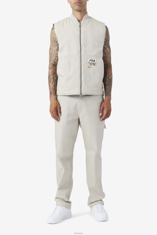 PPH0J715 pomba/marrom bronze FILA fila 2pac cargo pant dove/bronze brown