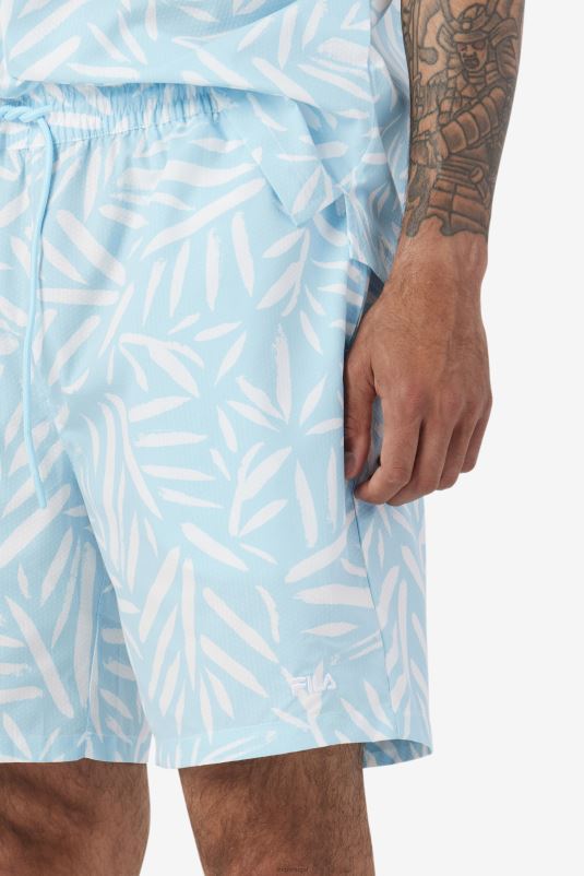 PPH0J717 petit four/branco FILA short petit four/branco fila bambu