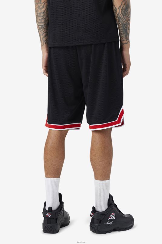 PPH0J724 preto/vermelho/branco FILA short de basquete fila preto/vermelho/branco ovi