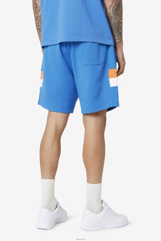 PPH0J728 azul forte/branco/rosa coral FILA langlen fila curto forte azul/branco/coral rosa