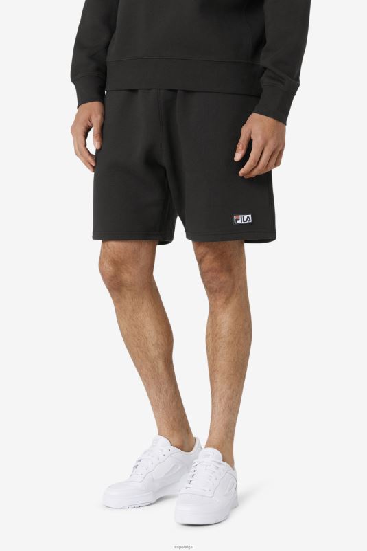 PPH0J736 preto FILA fila preto kylan short