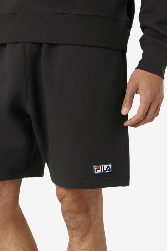 PPH0J736 preto FILA fila preto kylan short