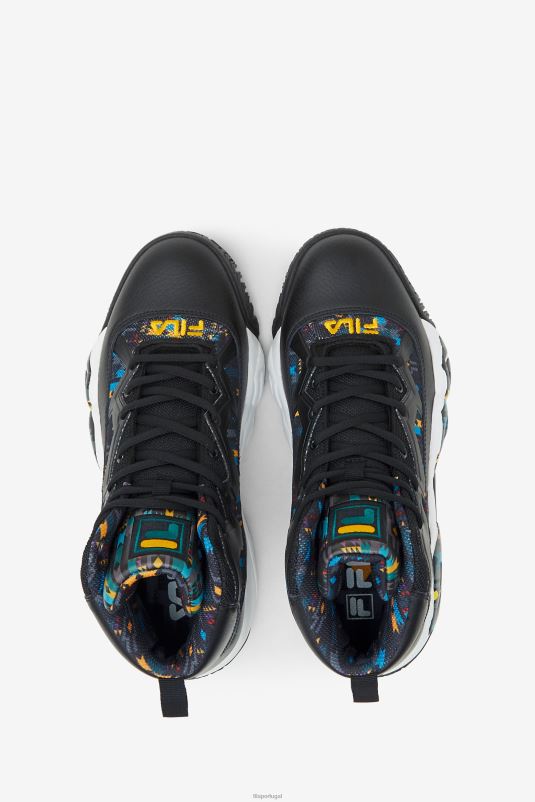 PPH0J74 preto/junho bug/açafrão FILA mb fila masculino preto/june bug/açafrão