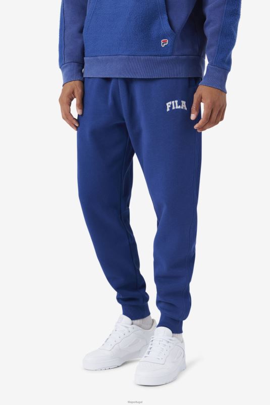 PPH0J746 azul/gardênia FILA calça jogger fila azul/gardênia